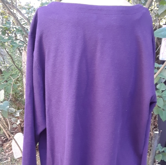PRICE DROP!! Dark Purple sweater - Picture 3 of 6